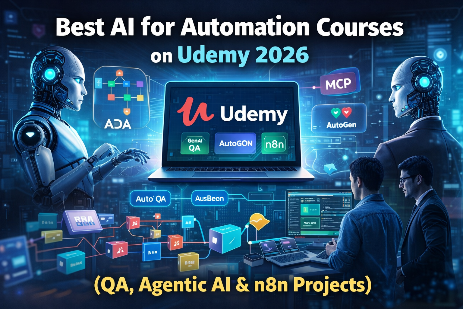 Best AI for Automation Courses on Udemy 2026 (QA, Agentic AI & n8n)