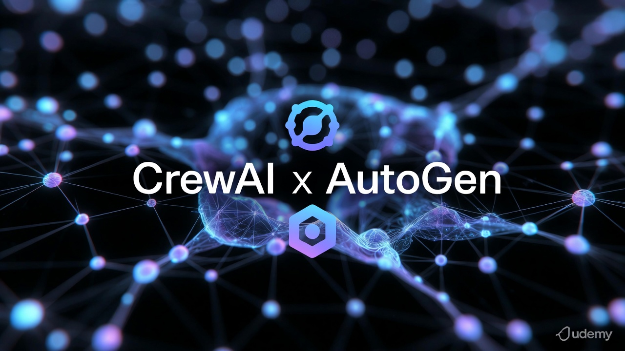 Best CrewAI Courses on Udemy 2026 (AutoGen, MCP & Multi-Agent Projects)