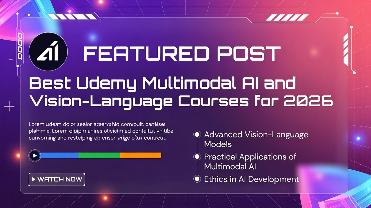 7 Best Multimodal AI Courses on Udemy 2026