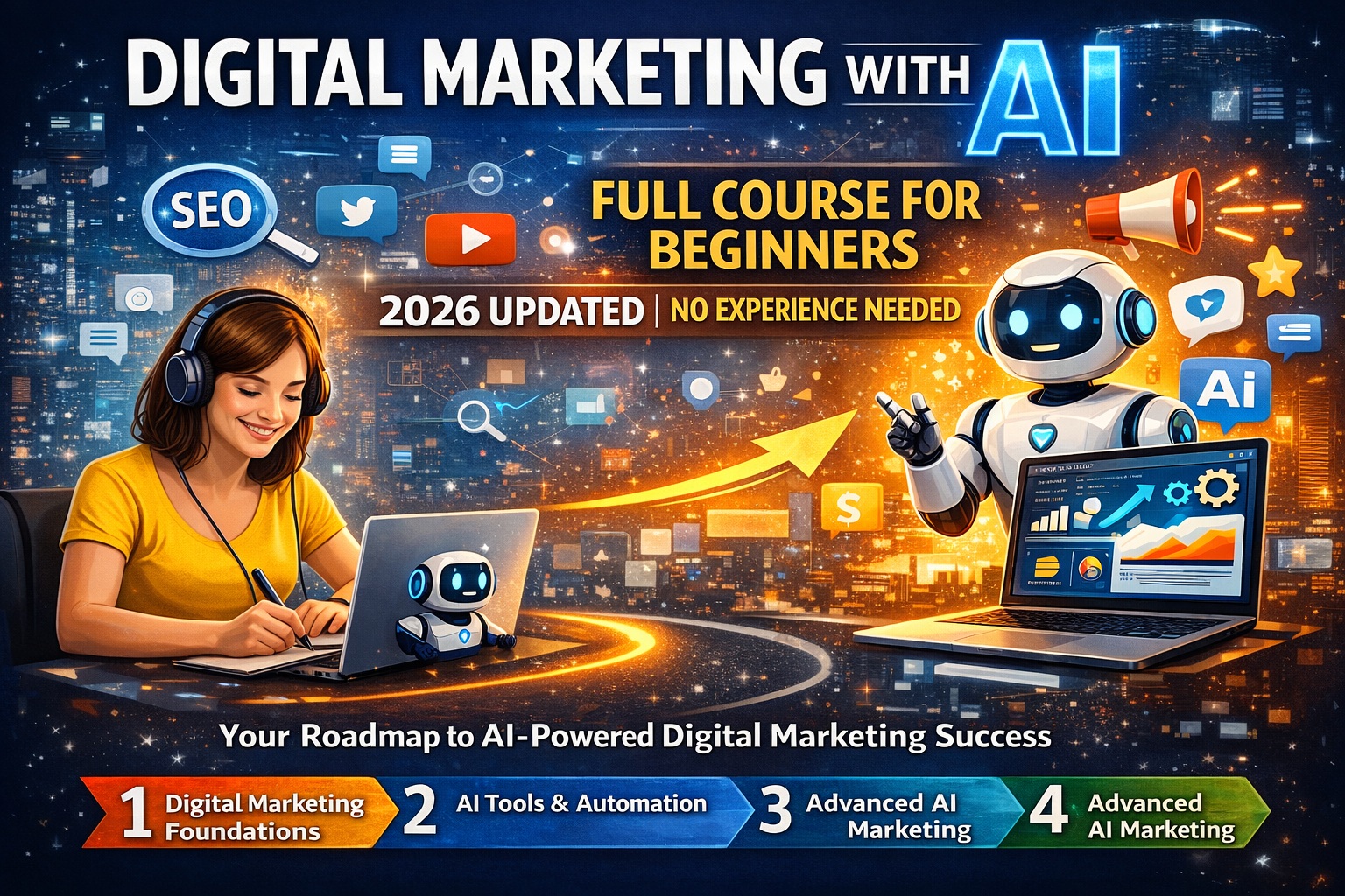 Best Udemy Digital Marketing with AI Courses for Beginners 2026 [Updated]
