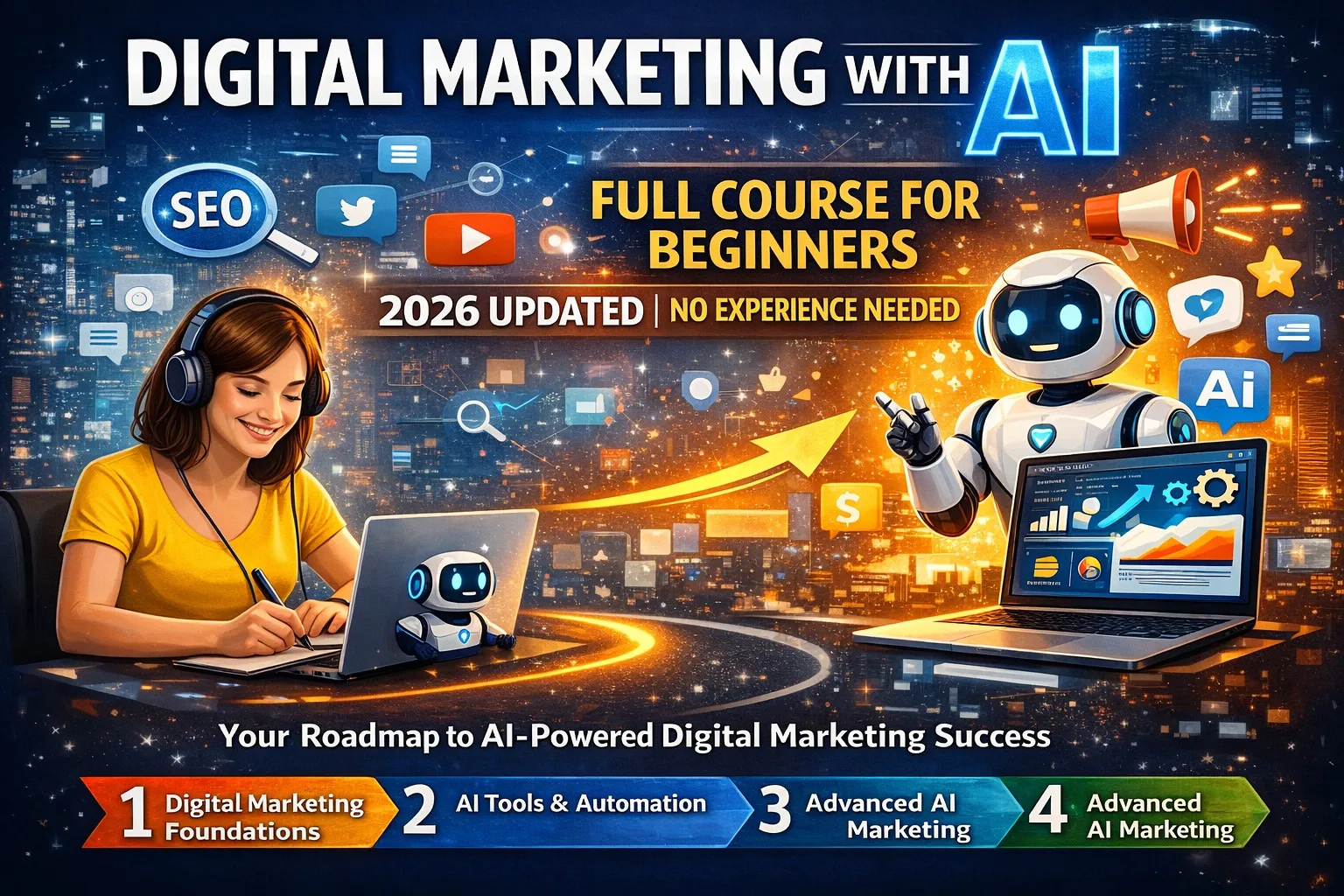 Best Udemy Digital Marketing with AI Courses for Beginners 2026 [Updated]