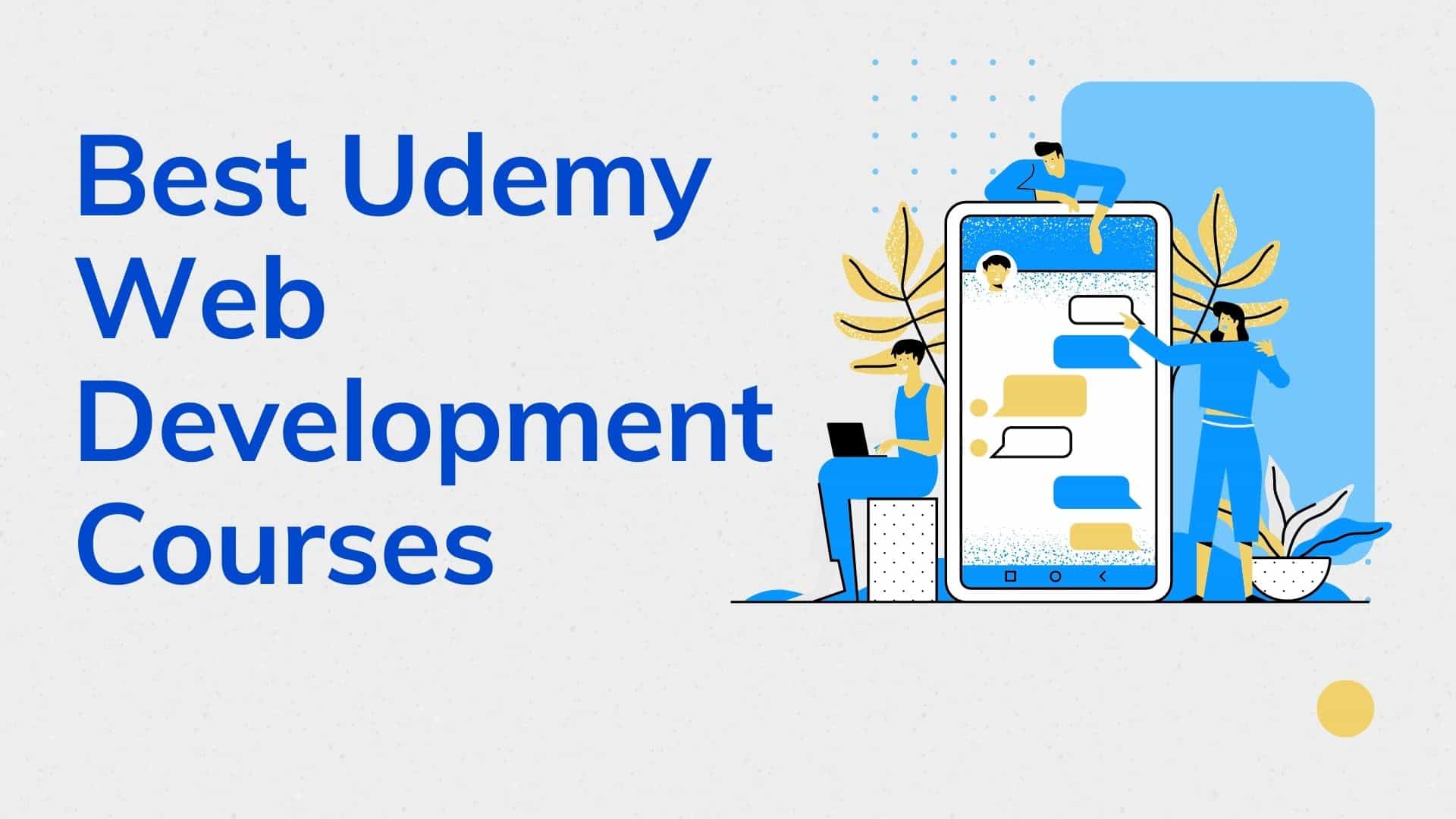 Best Web Development Bootcamps on Udemy (2026 Edition)