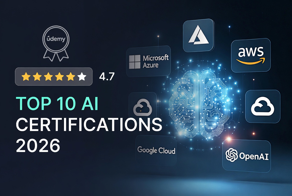 Best AI Certification Courses on Udemy: Top 10 Picks Ranked & Reviewed (2026)