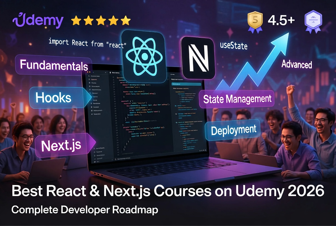 Best React & Next.js Courses on Udemy 2026: Complete Developer Roadmap