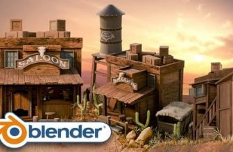 Master Blender 3D with Wild West Environments
