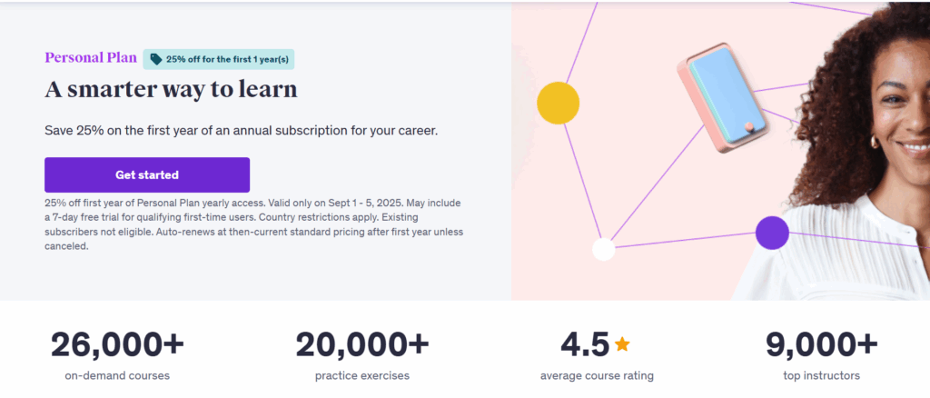 Udemy Personal Plan Offers